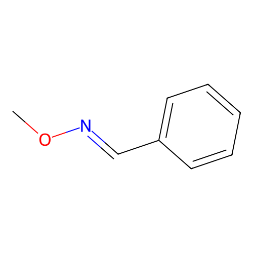 Benzaldehyde, O-methyloxime structure