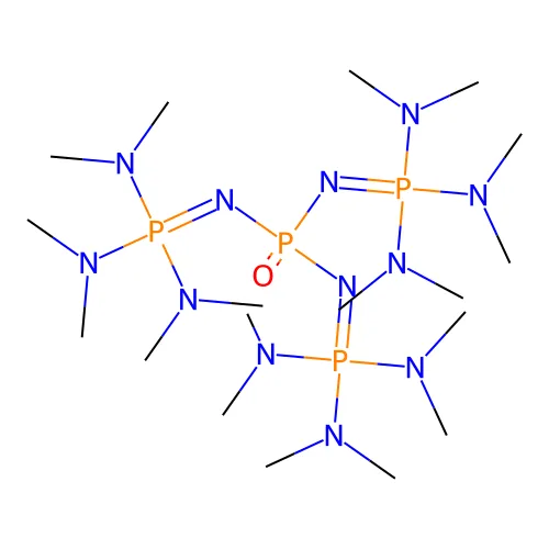 磷酸三酰胺, 三[三(二甲氨基)磷烷基亚基]- structure