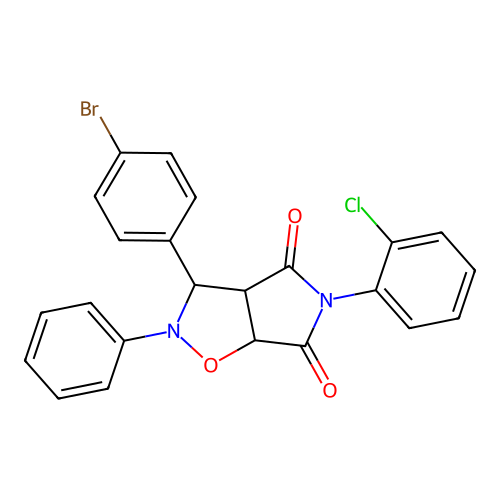 C23H16BrClN2O3 structure