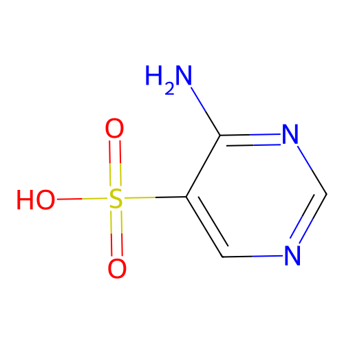4-Aminopyrimidine-5-sulfonic acid structure