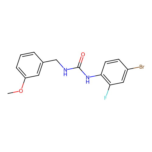 1-(4-Bromo-2-fluorophenyl)-3-[(3-methoxyphenyl)methyl]urea structure