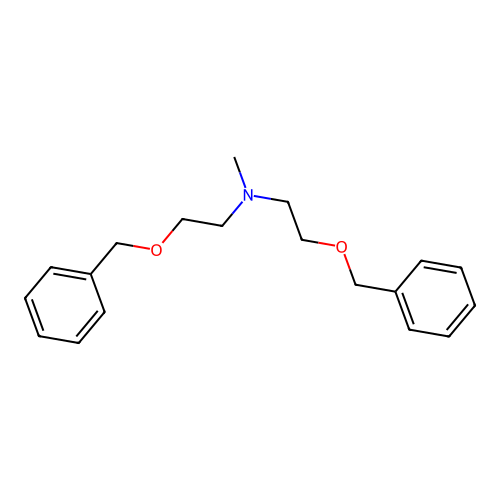 Bis[2-(phenylmethoxy)ethyl]methylamine structure