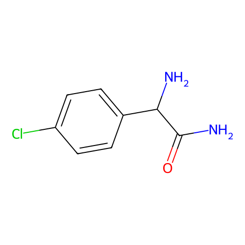2-(Para-chlorophenyl)glycineamide structure