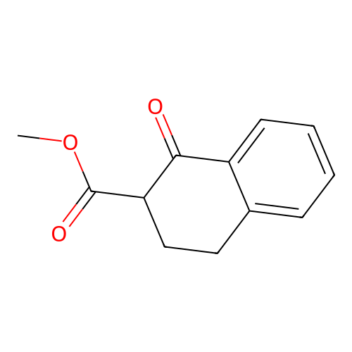 1,2,3,4-Tetrahydro-2-carbomethoxy-1-oxonaphthalene structure