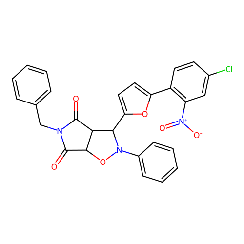 C28H20ClN3O6 structure