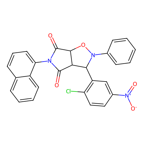 C27H18ClN3O5 structure