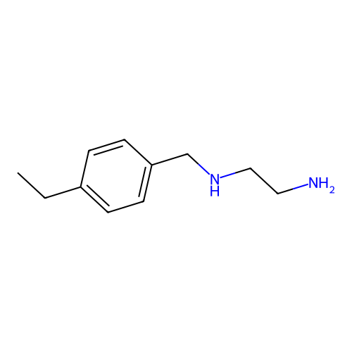 N'-[(4-ethylphenyl)methyl]ethane-1,2-diamine structure