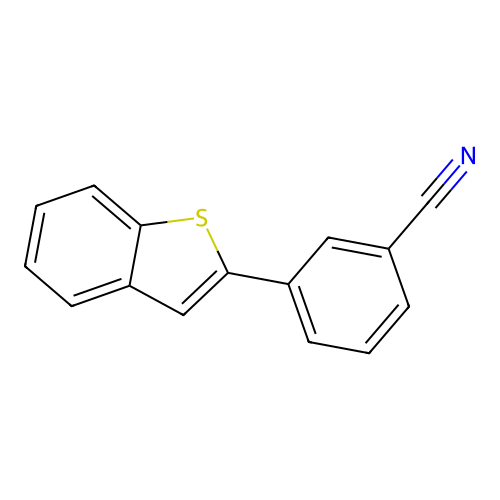 3-(1-Benzothiophen-2-yl)benzonitrile structure