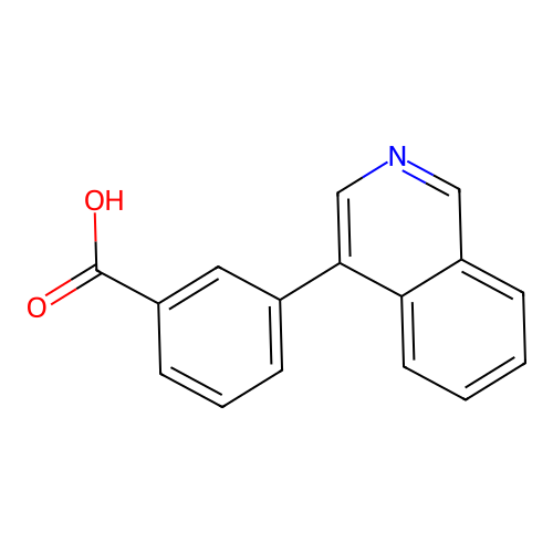 3-(4-Isoquinolinyl)benzoic acid structure