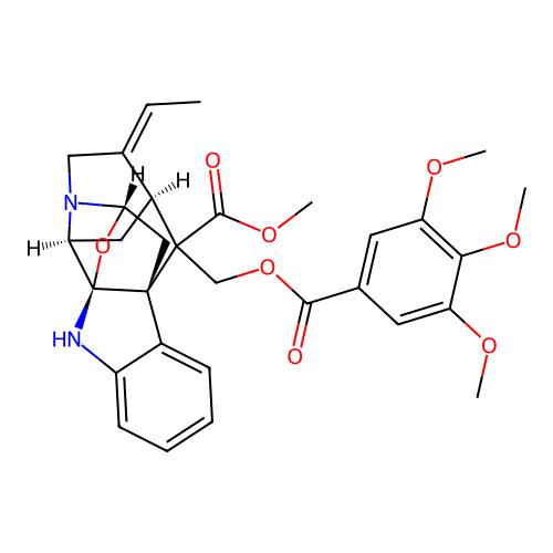 Deacetylpicraline 3,4,5-trimethoxybenzoate structure