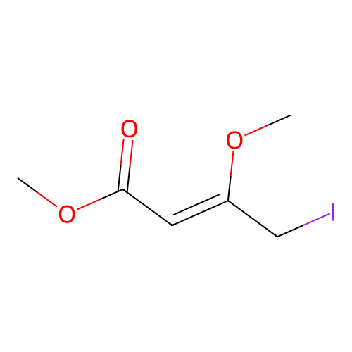 methyl (Z)-4-iodo-3-methoxybut-2-enoate structure