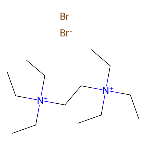 1,2-Bis(triethylammonium)ethane dibromide structure
