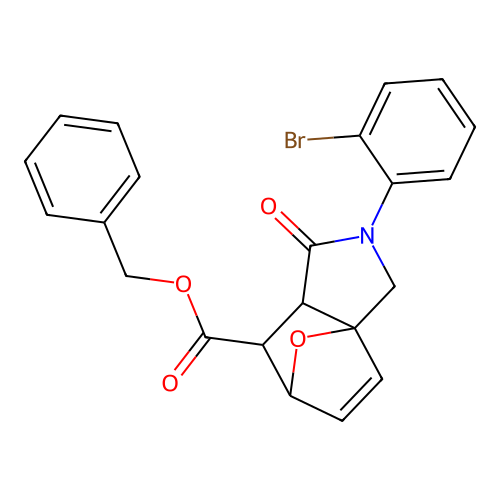 C22H18BrNO4 structure