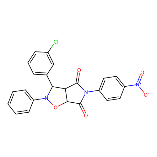 C23H16ClN3O5 structure