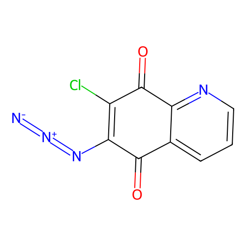 6-Azido-7-chloroquinoline-5,8-dione structure