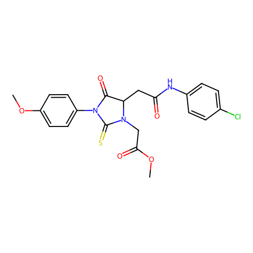 C21H20ClN3O5S structure