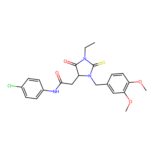 C22H24ClN3O4S structure