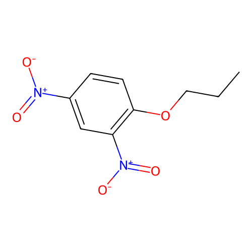 2,4-Dinitro-1-propoxybenzene structure
