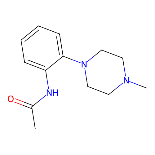 N-[2-(4-methylpiperazin-1-yl)phenyl]acetamide structure