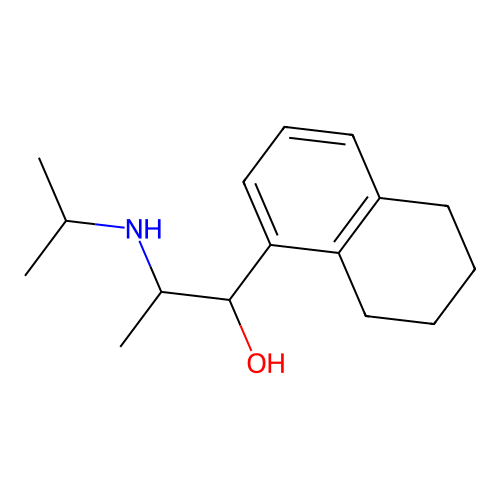 2-(Propan-2-ylamino)-1-(5,6,7,8-tetrahydronaphthalen-1-yl)propan-1-ol structure
