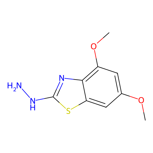 (4,6-Dimethoxy-1,3-benzothiazol-2-yl)hydrazine structure