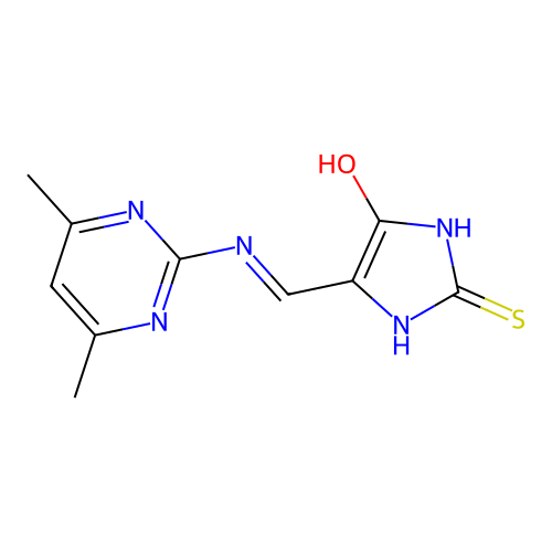 C10H11N5OS structure