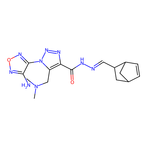 C16H21N9O2 structure