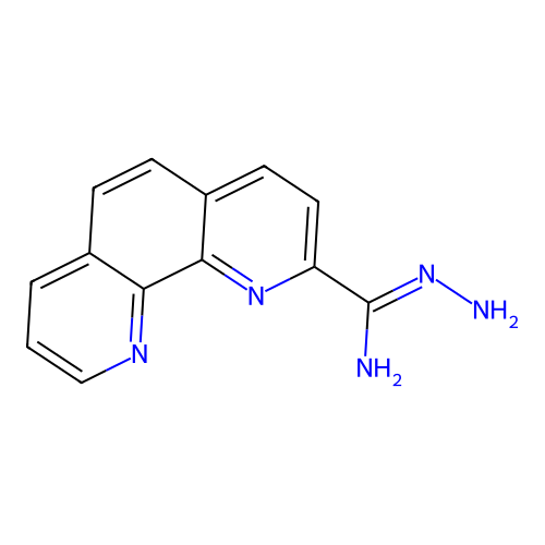 N'-amino-1,10-phenanthroline-2-carboximidamide structure
