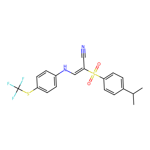 C19H17F3N2O2S2 structure