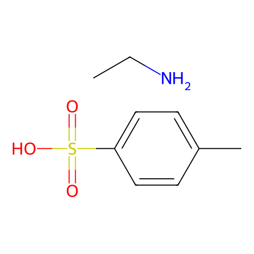 Ethanamine, 4-methylbenzenesulfonate structure