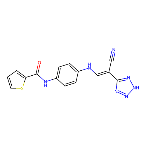 C15H11N7OS structure