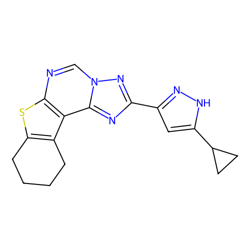 C17H16N6S structure