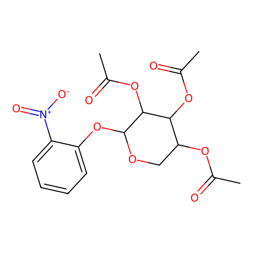 Xylose, 1-O-(2-nitrophenyl)- structure