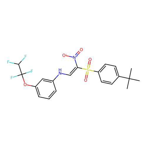 C20H20F4N2O5S structure