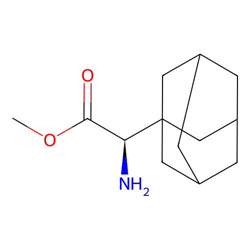 Methyl (R)-2-(adamantan-1-yl)-2-aminoacetate structure