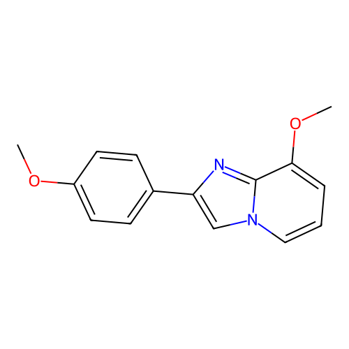 8-Methoxy-2-(4-methoxyphenyl)imidazo[1,2-a]pyridine structure