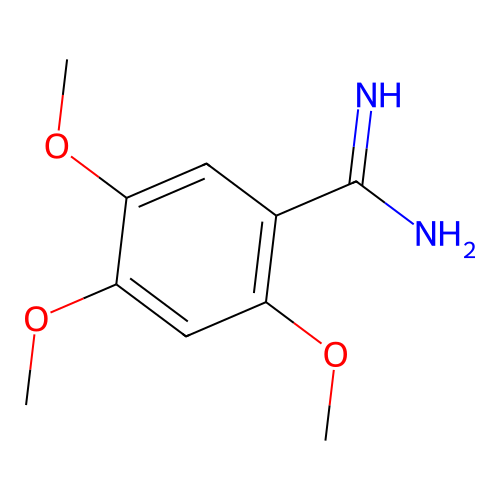 2,4,5-Trimethoxybenzene-1-carboximidamide structure