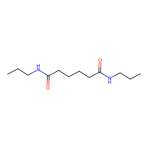 N,N'-dipropylhexanediamide structure