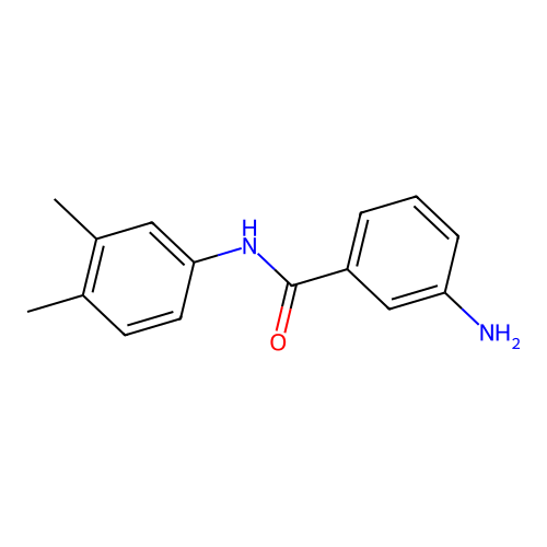 3-amino-N-(3,4-dimethylphenyl)benzamide structure