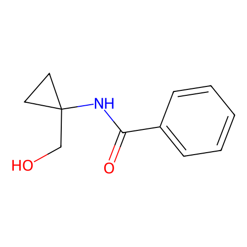 N-(1-(Hydroxymethyl)cyclopropyl)benzamide structure