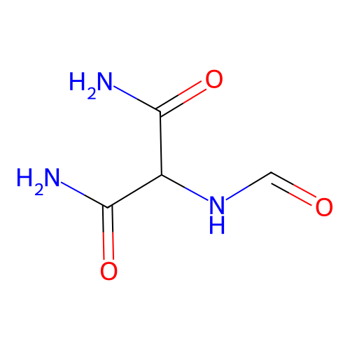 2-(Formylamino)propanediamide structure