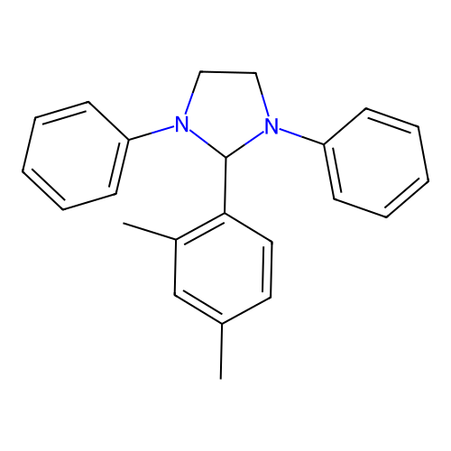 2-(2,4-Dimethylphenyl)-1,3-diphenylimidazolidine structure