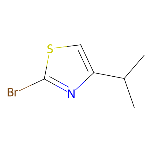 2-Bromo-4-(propan-2-yl)-1,3-thiazole structure