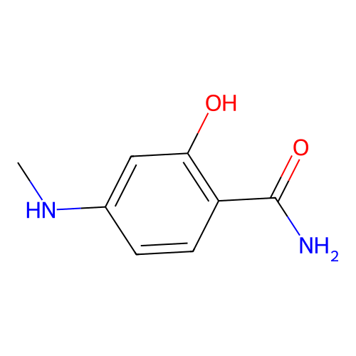 2-Hydroxy-4-(methylamino)benzamide structure
