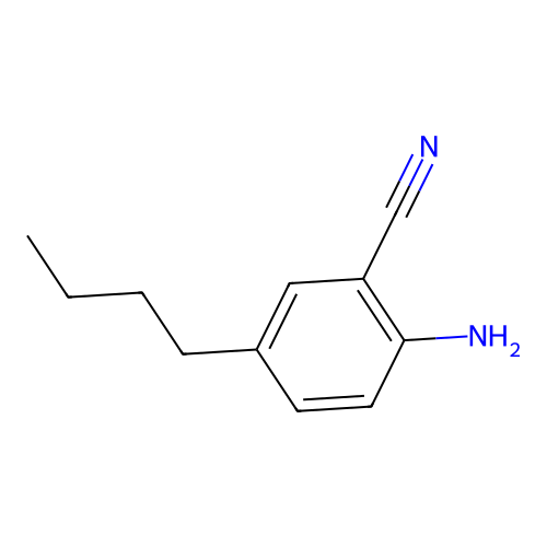 2-Amino-5-butylbenzonitrile structure