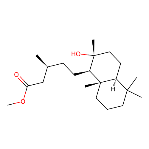 Labdanic Acid Methyl Ester structure