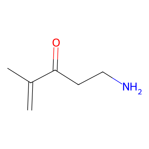 5-Amino-2-methylpent-1-en-3-one structure