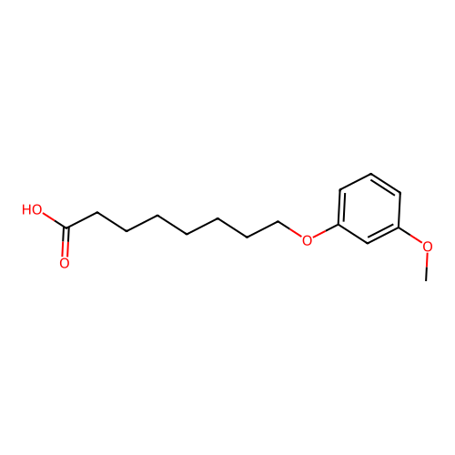 8-(3-Methoxyphenoxy)octanoic acid structure