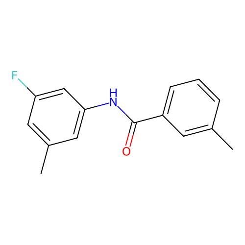 N-(3-fluoro-5-methylphenyl)-3-methylbenzamide structure