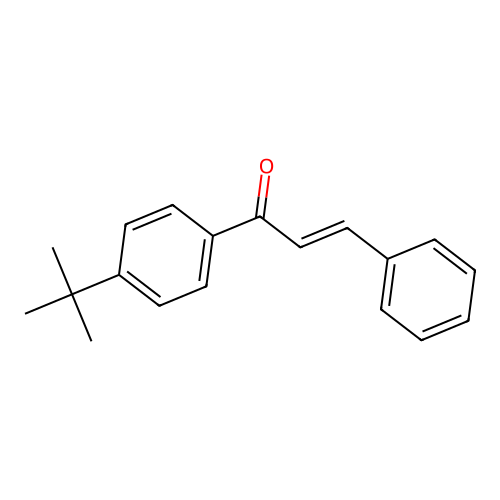 1-(4-Tert-butylphenyl)-3-phenyl-2-propen-1-one structure